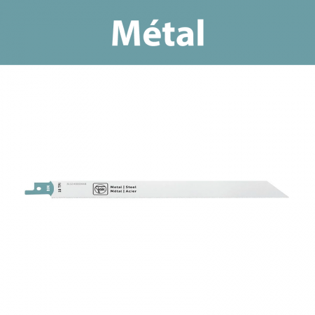 Lame de scie sabre pour métal BIM 205 T18 MS FEIN