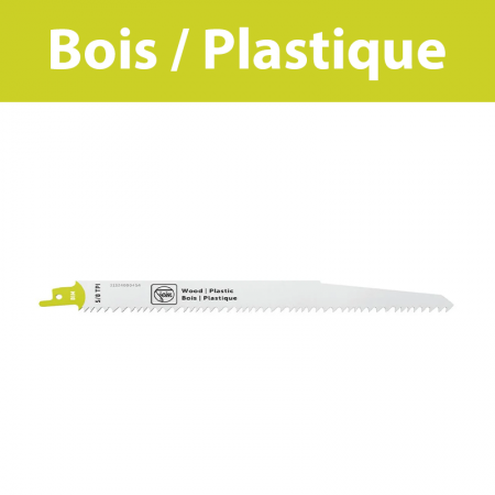 Lame de scie sabre pour bois et plastique BIM 205 T5 / 8 WP FEIN