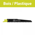 Lame de scie sabre pour bois et plastique HCS 130 T6 WP FEIN
