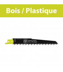 Lame de scie sabre pour bois et plastique HCS 130 T6 WP FEIN
