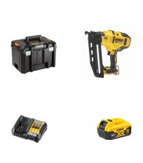 Cloueur de finition 18 Ga 18V DCN680NT-XJ + 1 batterie 18V 5 Ah + 1 chargeur DCB1104-QW DEWALT