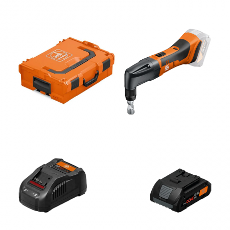 Grignoteuse ABLK 18 1,6 E AS + 1 batterie ProCORE 18V 4 Ah AS + chargeur GAL 1880 CV AS  FEIN