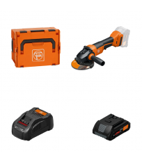 Meuleuse Ø125 mm CCG 18-125-10 PD AS + 1 batterie ProCore 18V 4 Ah AS + 1 chargeur GAL 1880 CV AS FEIN
