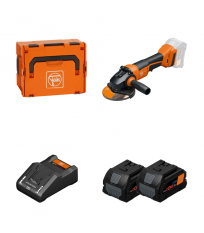 Meuleuse Ø125 mm CCG 18-125-10 PD AS + 2 batteries ProCore 18V 8 Ah AS + 1 chargeur GAL 18V-160 CV AS FEIN