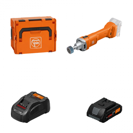 Meuleuse droite AGSZ 18-280 BL AS + 1 batterie ProCore 18V 4 Ah AS + 1 chargeur GAL 1880 CV AS FEIN