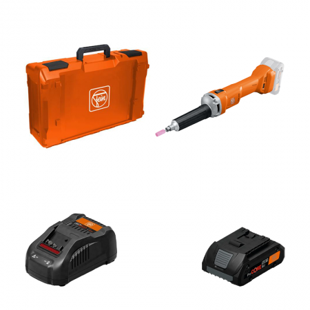 Meuleuse droite AGSZ 18-90 LBL AS + 1 batterie ProCore 18V 4 Ah AS + 1 chargeur GAL 1880 CV AS FEIN