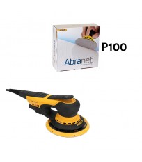 Ponceuse excentrique Ø125/150 mm DEROS II 5650CV + 50 Abranet Ø150mm P100 MIRKA