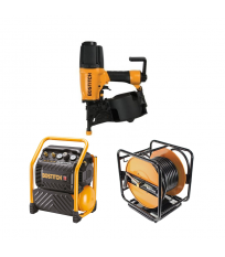 Pack compresseur RC10SQ-E + Cloueur N75C-2-E + Enrouleur CPACK30 BOSTITCH