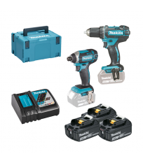 Pack Perceuse visseuse DDF482 + Visseuse à chocs DTD152 MAKITA