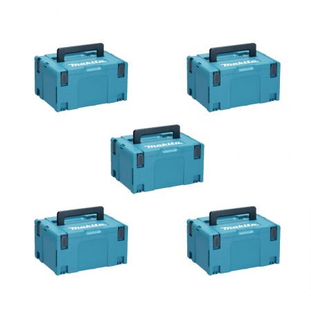 Pack de 5 coffrets taille 3 MAKPAC MAKITA