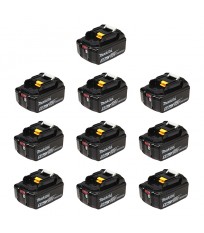 Pack de 10 batteries 18V 5 Ah BL1850B MAKITA