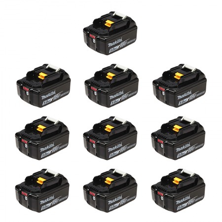 Pack de 10 batteries 18V 5 Ah BL1850B MAKITA