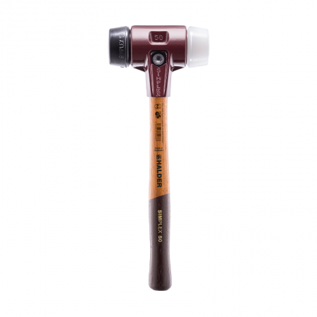 Maillet SIMPLEX caoutchouc chargé / superplastique Ø50mm HALDER