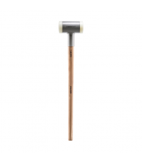 Maillet SUPERCRAFT sans rebond avec manche Hickory vernis Ø80mm HALDER