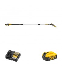 Elagueuse sur perche 18V DCMPS567N-XJ + 1 batterie 18V 5 Ah + 1 chargeur DCB1104-QW DEWALT