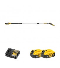 Elagueuse sur perche 18V DCMPS567N-XJ + 2 batteries 18V 5 Ah + 1 chargeur DCB1104-QW DEWALT