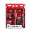 Coffret de 44 embouts de vissage Shockwave + 1 porte-embouts + 3 mèches MILWAUKEE