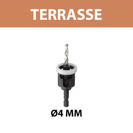 Kit 3 forets spécial terrasse Ø4mm DIAGER