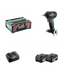 Visseuse à chocs 18V SSD 18 LTX 200 BL + 2 batteries 18V 5,2 Ah + 1 chargeur ASC 145 METABO