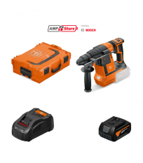 Perforateur burineur 18V ABH 18-26 AS + 1 batterie GBA 18V 4 Ah AS + 1 chargeur rapide GAL 1880 CV AS FEIN