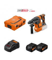 Perforateur burineur 18V ABH 18-26 AS + 2 batteries GBA 18V 4 Ah AS + 1 chargeur rapide GAL 1880 CV AS FEIN