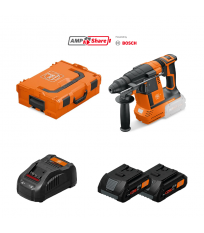 Perforateur burineur 18V ABH 18-26 AS + 2 batteries ProCore 18V 4 Ah AS + 1 chargeur GAL 1880 CV AS FEIN