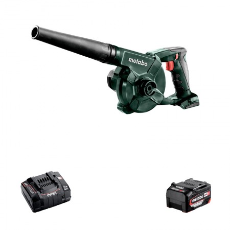 Souffleur 18V AG 18 + 1 batterie 18V 5.2 Ah + 1 chargeur ASC 145 METABO