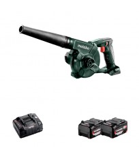 Souffleur 18V AG 18 + 2 batteries 18V 5.2 Ah + 1 chargeur ASC 145 METABO