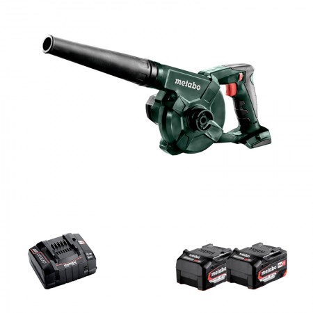 Souffleur 18V AG 18 + 2 batteries 18V 5.2 Ah + 1 chargeur ASC 145 METABO