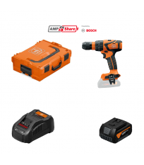 Perceuse-visseuse à percussion ASB 18 Q AS + 1 batterie GBA 18V 4 Ah AS + 1 chargeur GAL 1880 CV AS FEIN