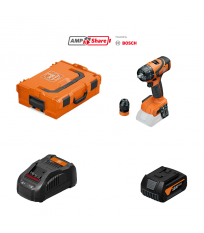 Perceuse-visseuse ABS 18 Q AS + 1 batterie GBA 18V 4 Ah AS + 1 chargeur GAL 1880 CV AS FEIN