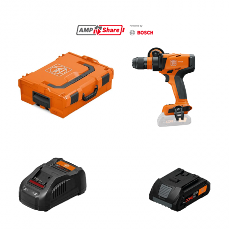 Perceuse-visseuse ASCM 18-4 QM AS + 1 batterie ProCORE 18V 4 Ah AS + 1 chargeur GAL 1880 CV AS FEIN
