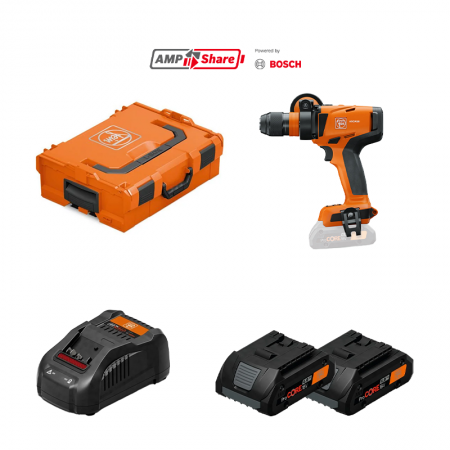 Perceuse-visseuse ASCM 18-4 QM AS + 2 batteries ProCORE 18V 4 Ah AS + 1 chargeur GAL 1880 CV AS FEIN