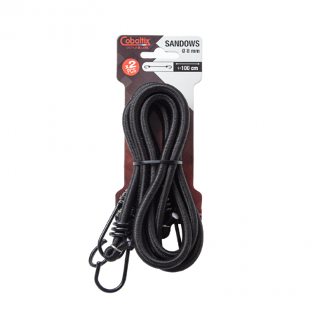 Lot de 2 sandows Ø8mm x 1m COBALTIX