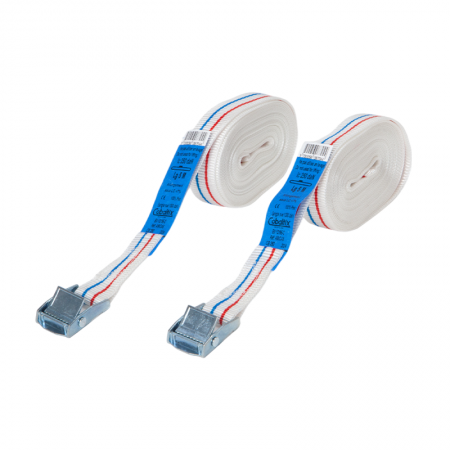 Lot de 2 sangles avec came à griffe 5m x 25mm COBALTIX