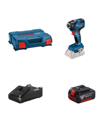 Visseuse à chocs GDR 18V-200 + 1 batterie GBA 18V 4 Ah + 1 chargeur GAL 18V-40 BOSCH