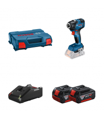 Visseuse à chocs GDR 18V-200 + 2 batteries GBA 18V 4 Ah + 1 chargeur GAL 18V-40 BOSCH