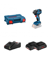 Visseuse à chocs GDR 18V-200 + 2 batteries Procore 18V 4 Ah + 1 chargeur GAL 18V-40 BOSCH