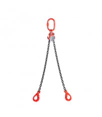 Elingue chaîne 2 brins Ø8mm 2,5M + Crochets CSC + Raccourcisseur COBALTIX