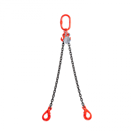 Elingue chaîne 2 brins Ø10mm 2M + Crochets CSC + Raccourcisseur COBALTIX