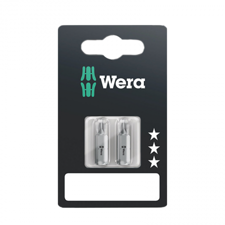 Embouts PZ 1x25mm WERA - Lot de 2
