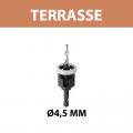 Kit 3 forets spécial terrasse Ø4,5mm DIAGER