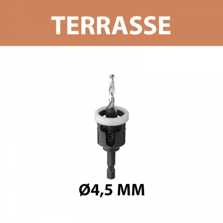 Kit 3 forets spécial terrasse Ø4,5mm DIAGER