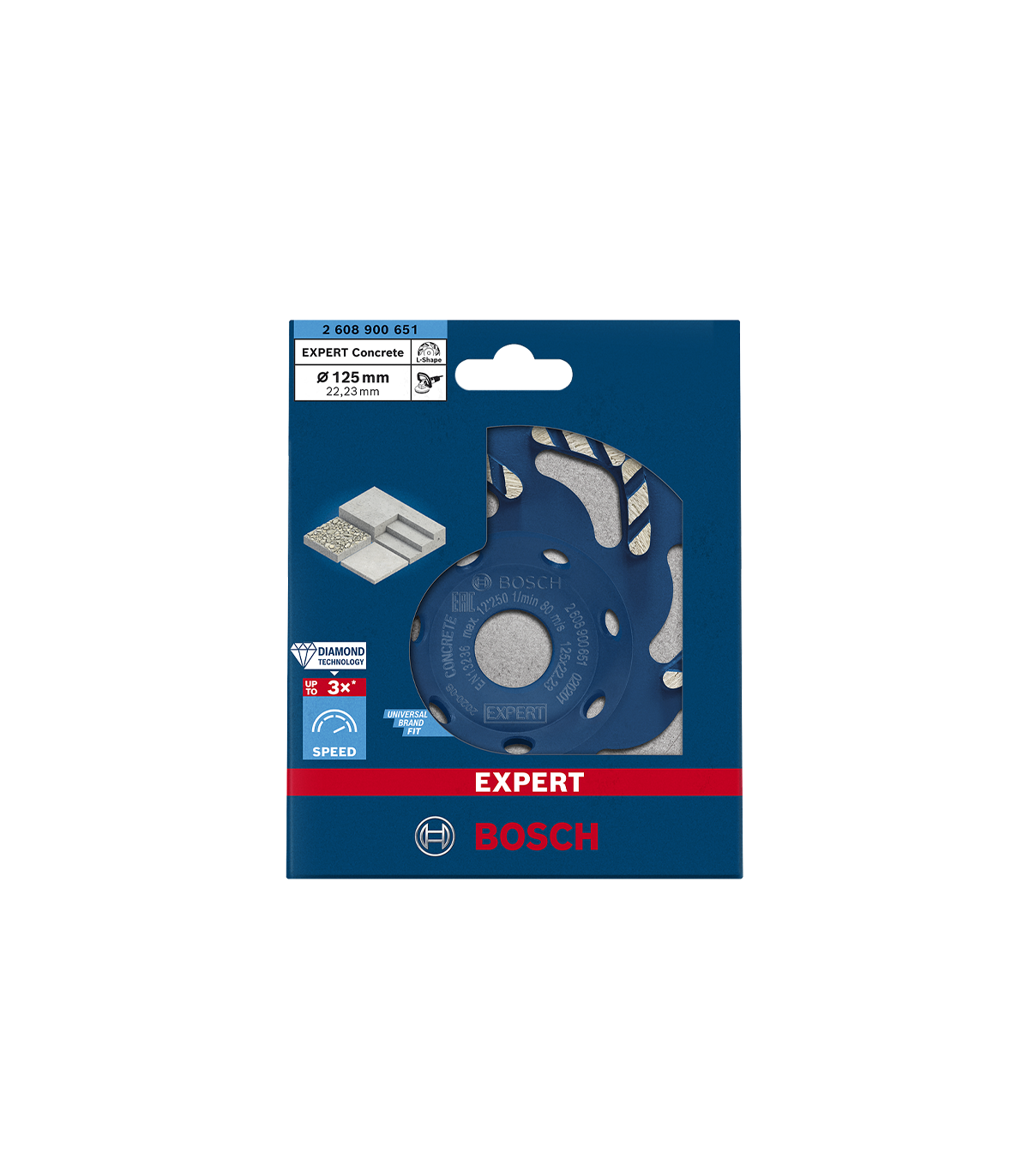 Meule diamant EXPERT Concrete Ø125 BOSCH