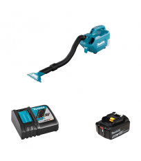 Aspirateur souffleur 18V DCL184Z + 1 batterie BL1850B 18V 5 Ah + 1 chargeur rapide DC18RC MAKITA