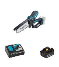 Tronçonneuse d'élagage DUC150Z + 1 batterie BL1850B 18V 5 Ah + 1 chargeur rapide DC18RC MAKITA