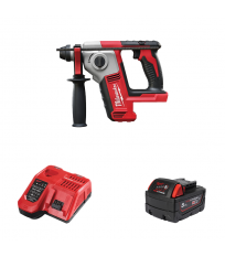 Perforateur 18V M18 BH-0 SDS Plus + 1 batterie 18V 5 Ah + chargeur M12-18FC MILWAUKEE