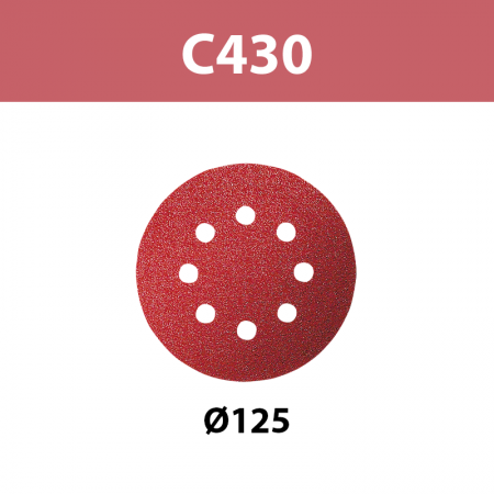 Disques abrasifs C430 Ø125 mm, 8 trous Expert for Wood and Paint EXPERT BOSCH
