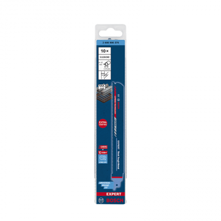 Lot de 10 lames de scie sabre Métal S 1155CHC BOSCH