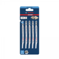 Lot de 5 lames de scie sauteuse T 308 BF Extraclean for Hard Wood BOSCH